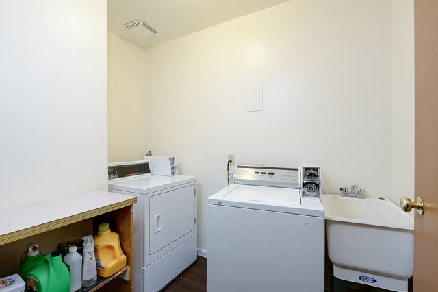 On-site laundry room